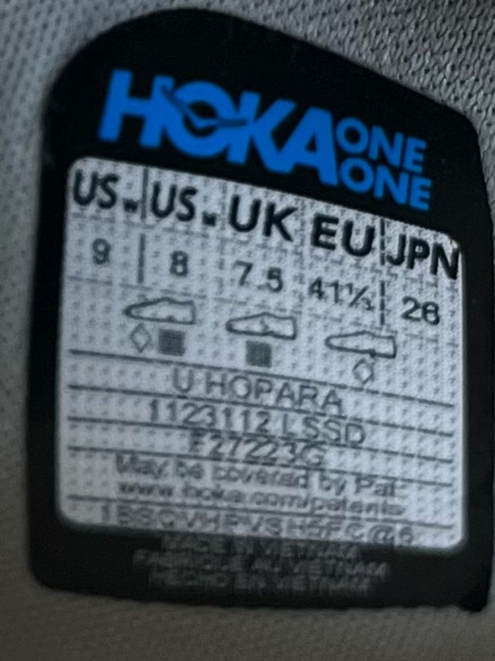 Hoka One One U Hopara Womens Size 9 River Trekking Hiking Sandals Shoes Gray - Picture 11 of 12